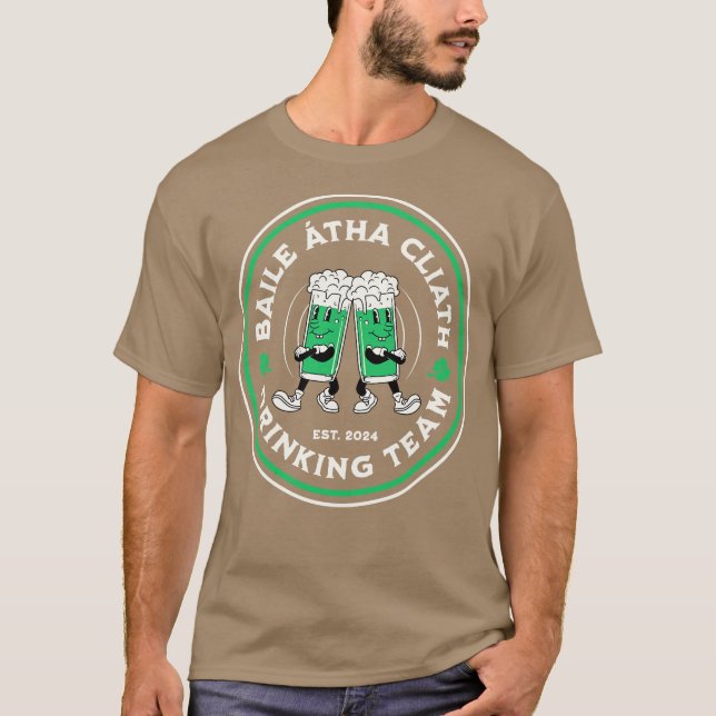 Camiseta Dublín Beer Team 2024 Irish Beer Lovers St Pad (Anverso)