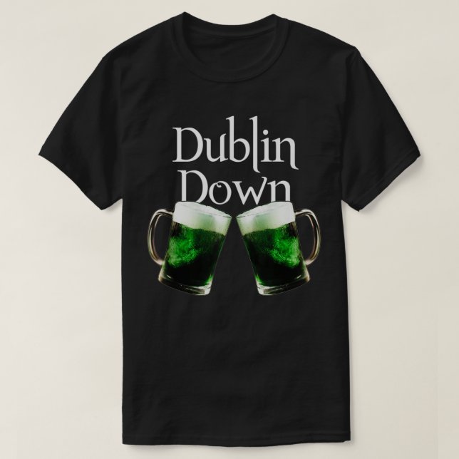 Camiseta Dublin Down Green Beer St (Diseño del anverso)