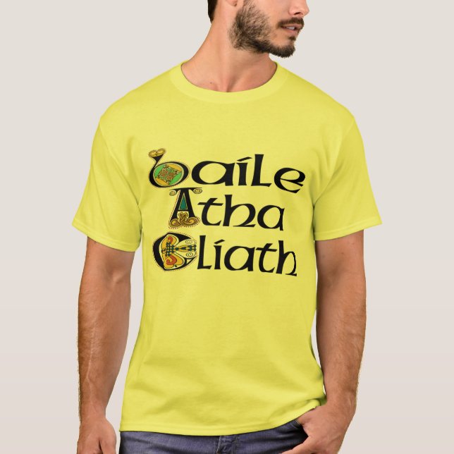 Camiseta Dublín (gaélico) (Anverso)