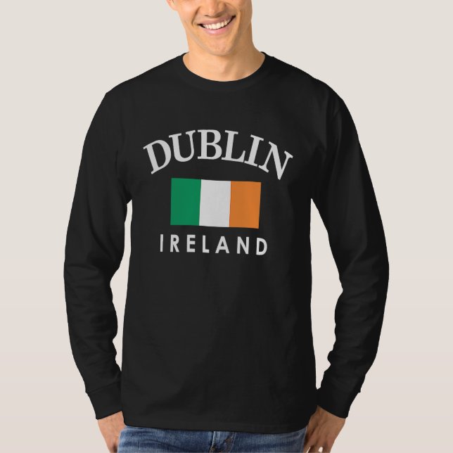 Camiseta Dublin Ireland Flag  St Patrick's Day (Anverso)