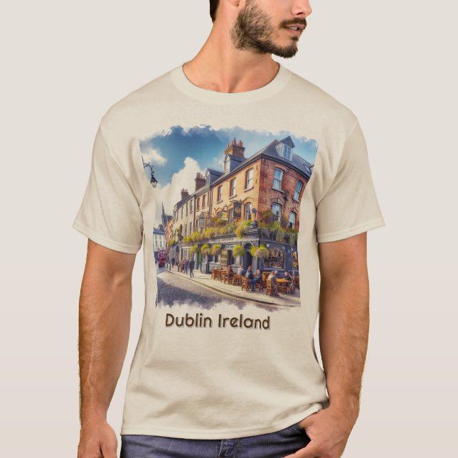 Camiseta Dublin Ireland Pub Menswear T-Shirt (Anverso)