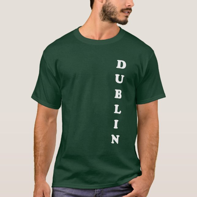 Camiseta Dublin Irlanda, amo Dublín (Anverso)