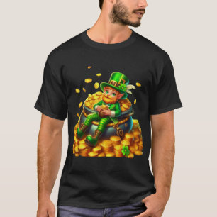Camiseta Dublín Leprechaun St Patricks Day Shenanigans Sai