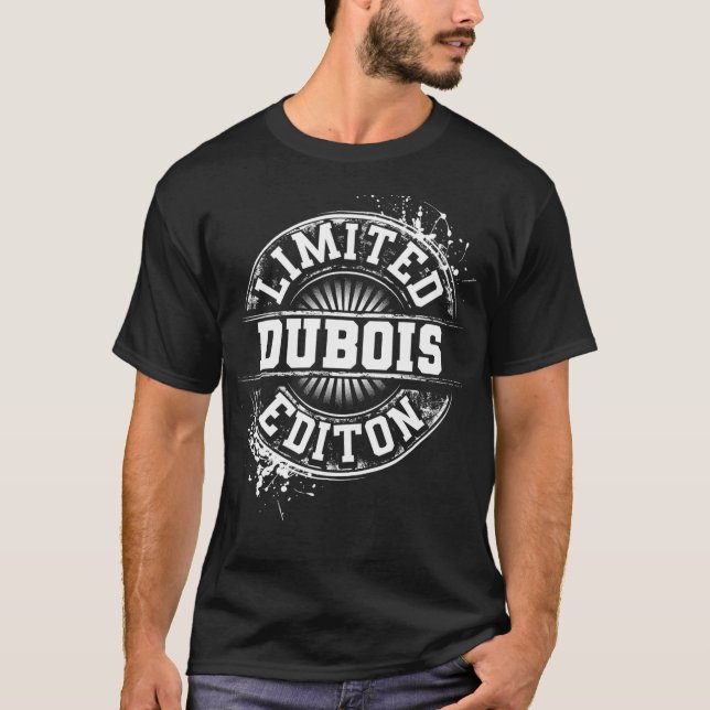 Camiseta DuBOIS Funny Surname Family Tree Birday Reunion  (Anverso)