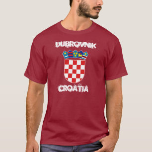 Camiseta Dubrovnik, Croacia con escudo de armas