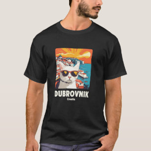 Camiseta Dubrovnik Croacia Gato Dubrovnik