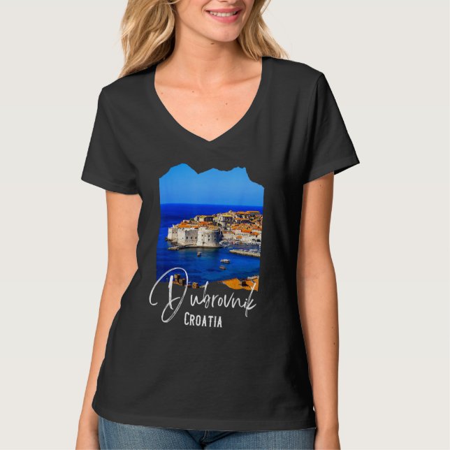 Camiseta Dubrovnik Souvenir Croatia Dubrovnik (Anverso)