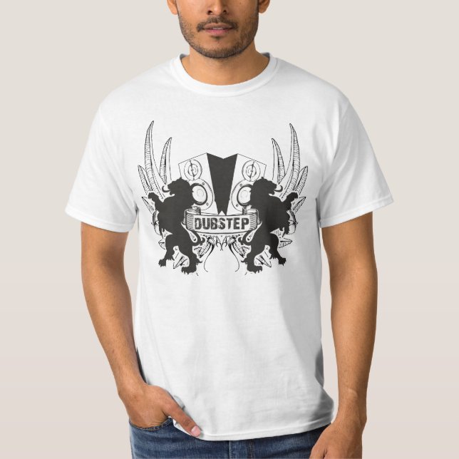 Camiseta Dubstep (blanco) (Anverso)
