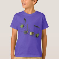 Dubstep Notes Kids and Baby Dark Shirt