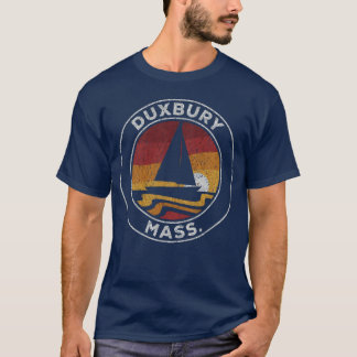 Camiseta Dubury Massachusetts Barco de Vela Vintage 70S Ret