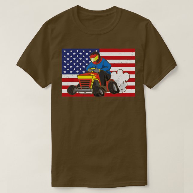 Camiseta Ducha Americana de Césped (Diseño del anverso)