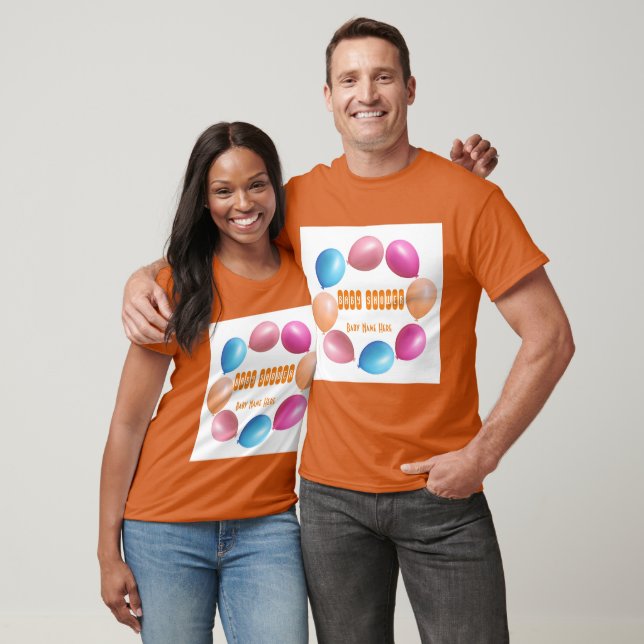 Camiseta Ducha de alegría para bebé personalizada con texto (Unisexo)