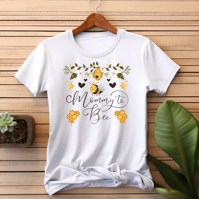 Camiseta Ducha de Bebé Abejorro Panal de Abeja Mamá Abeja (Subido por el creador)