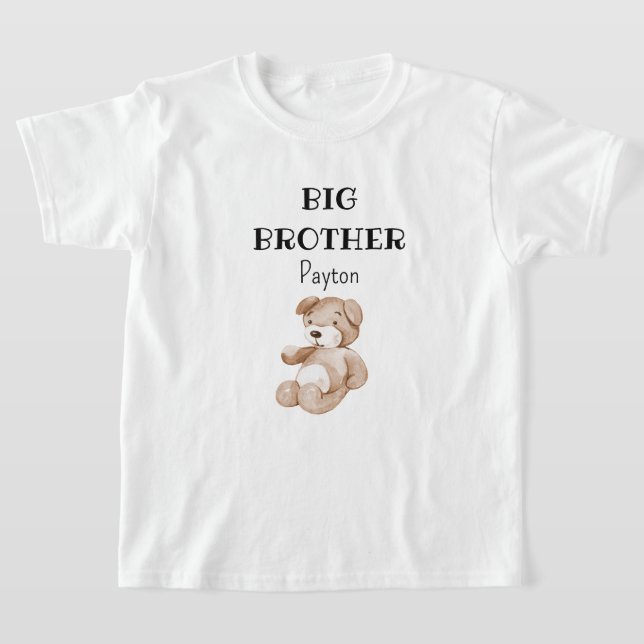 Camiseta Ducha de Bebé Boho Hermano Mayor o Hermana Mayor (Distribución)