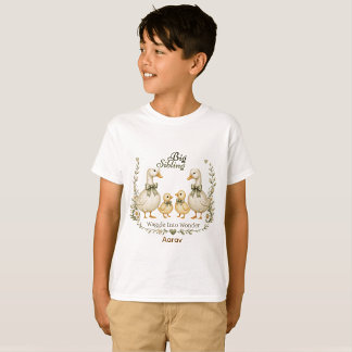 Camiseta Ducha de Bebé de Pato  Familia  Waggle en la Marav
