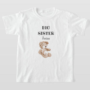 Camiseta Ducha de Bebé Hermana Mayor Niños-Jóvenes y Bebé+N