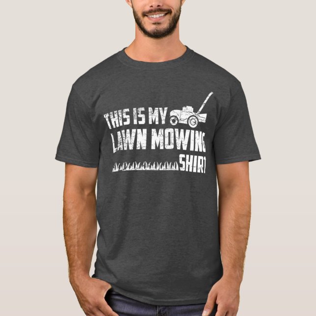 Camiseta Ducha De Césped Este Es Mi Jardín De Remolque De C (Anverso)