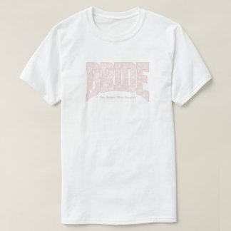 Camiseta Ducha de compromiso de la novia de toile rosa Desp