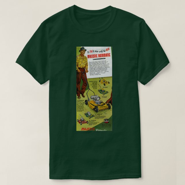 Camiseta Ducha de jardín de los años 50 (Diseño del anverso)