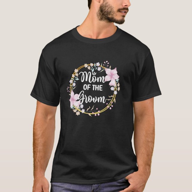 Camiseta Ducha de la madre del novio día de la boda del nov (Anverso)