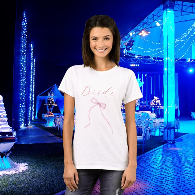 Camiseta Ducha de novia de arco rosa (Subido por el creador)