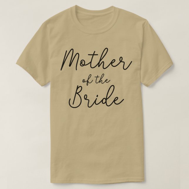 Camiseta Ducha de novia para madre de la novia, madre de la (Diseño del anverso)