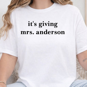 Camiseta Ducha de Novia Personalizada Es Para La Sra. Novia
