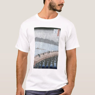 Camiseta Ducha súbita sobre el puente de Shin-Ohashi y
