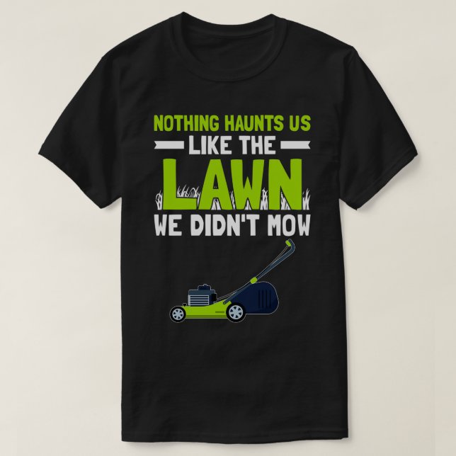 Camiseta Duchas de césped asolando paisajismo 5 (Diseño del anverso)