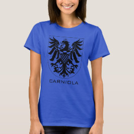 Camiseta Duchy of Carniola Monochrome Heraldic Art 