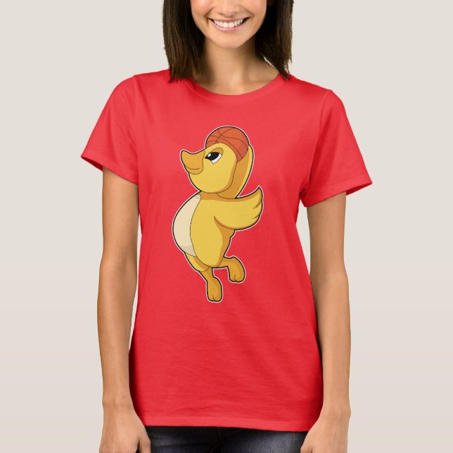 Camiseta Duck Basketball player Basketball (Anverso)