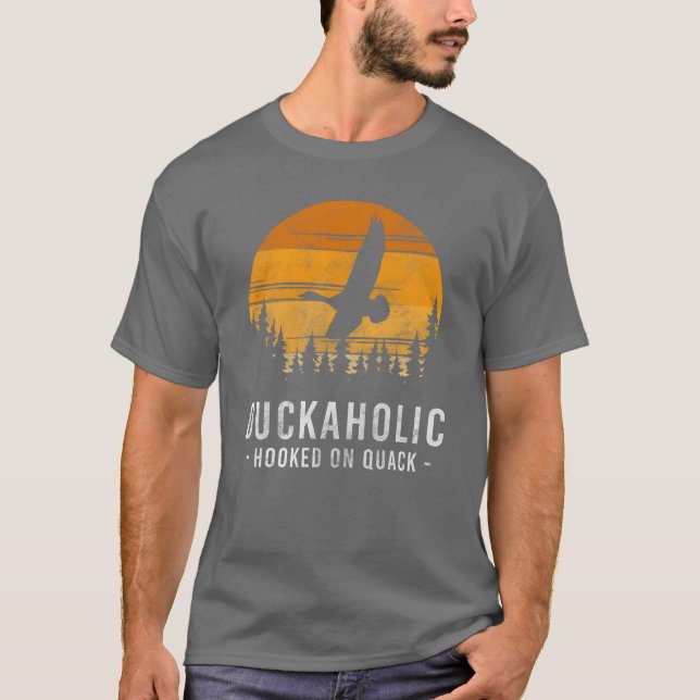 Camiseta Duck Bird Bathing divertido (Anverso)