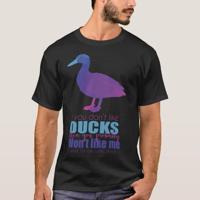 Camiseta Duck Black dog owner (Anverso)