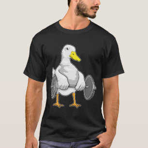Camiseta Duck Bodybuilder Dumbbell Bodybuilding