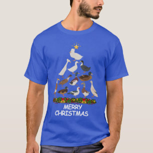 Camiseta Duck Christmasree Merry Christmas boy
