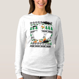 Camiseta Duck contra Aliens Holiday