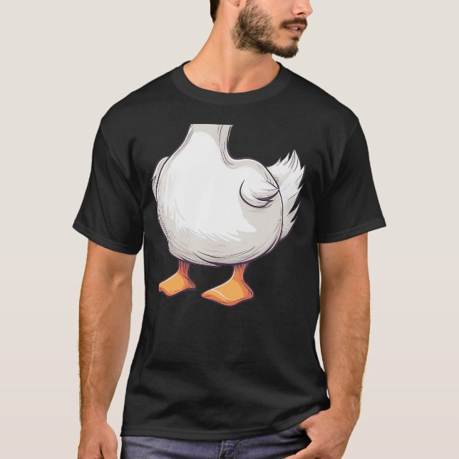 Camiseta Duck Costume Halloween Adult Duck Face Costume Fun (Anverso)