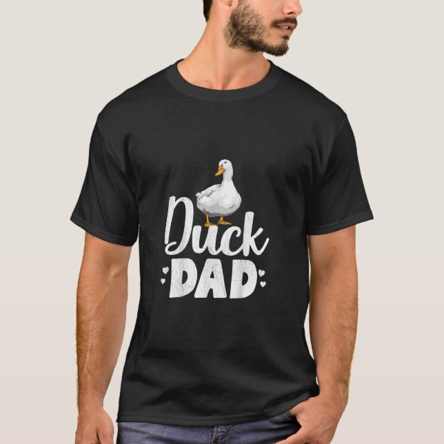 Camiseta Duck Dad Divertidos Ducklings Granjeros Regalos (Anverso)