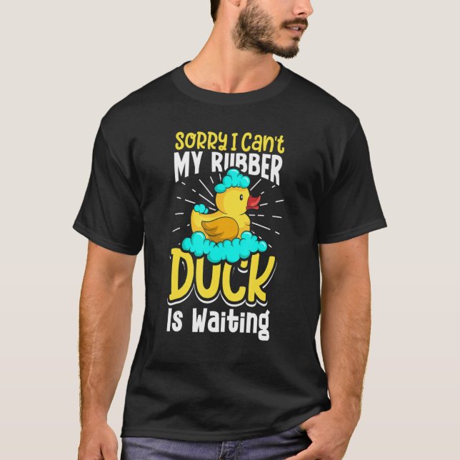 Camiseta Duck de caucho Pato de goma Bubble 2 (Anverso)
