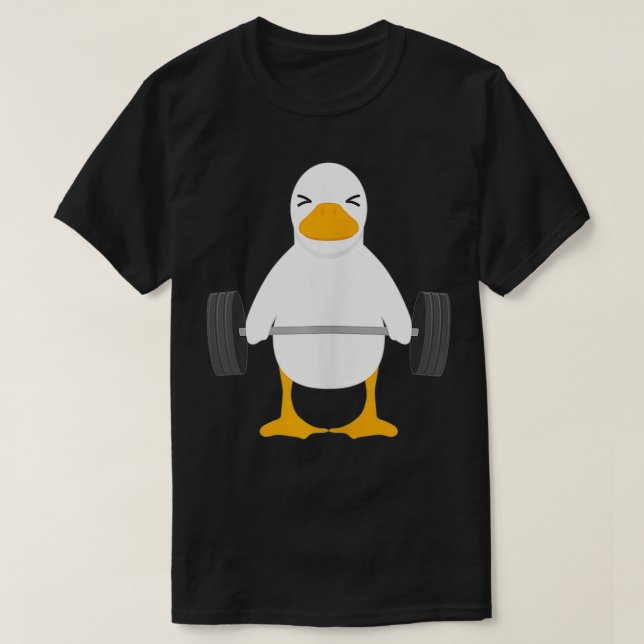 Camiseta Duck Deadlift Design Levantamiento del peso del gi (Diseño del anverso)