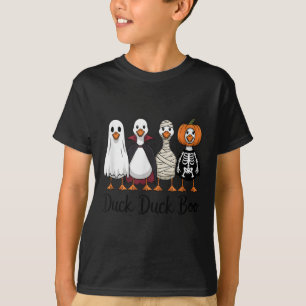 Camiseta Duck Duck Boo Funny Goose Halloween Stube _1