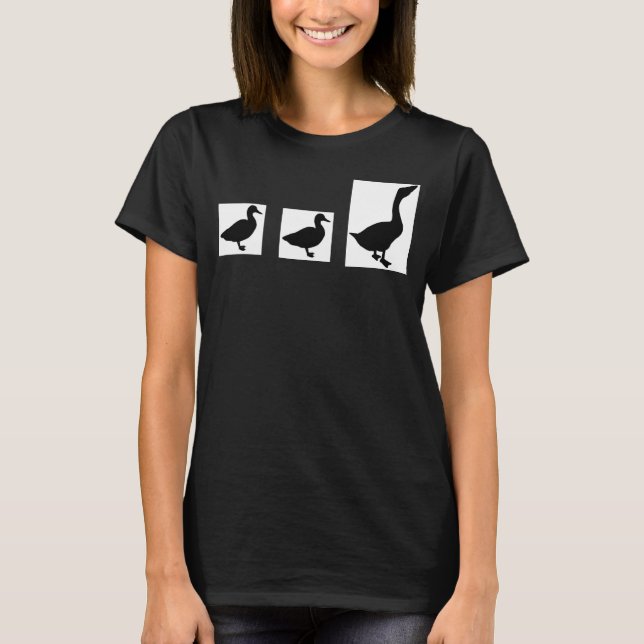 Camiseta Duck Duck Gock no Duck Gray Duck (Anverso)