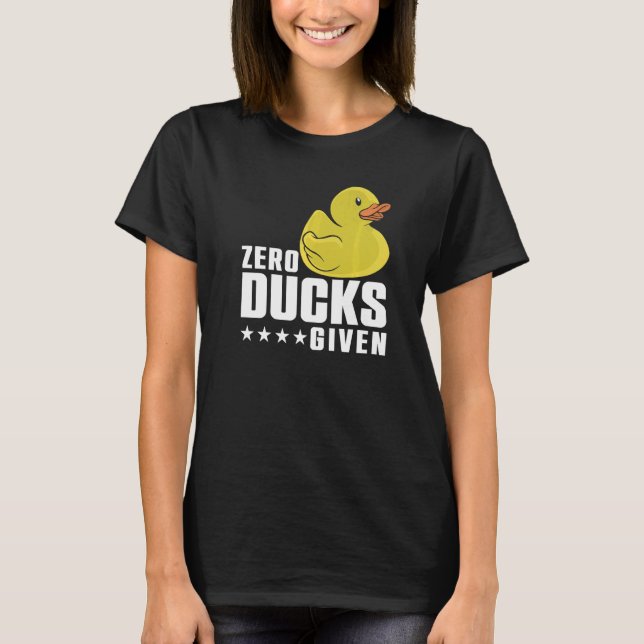 Camiseta Duck Duck Zero Ducks Dada A Los Niños (Anverso)