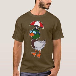 Camiseta Duck en Lluvia con paraguas