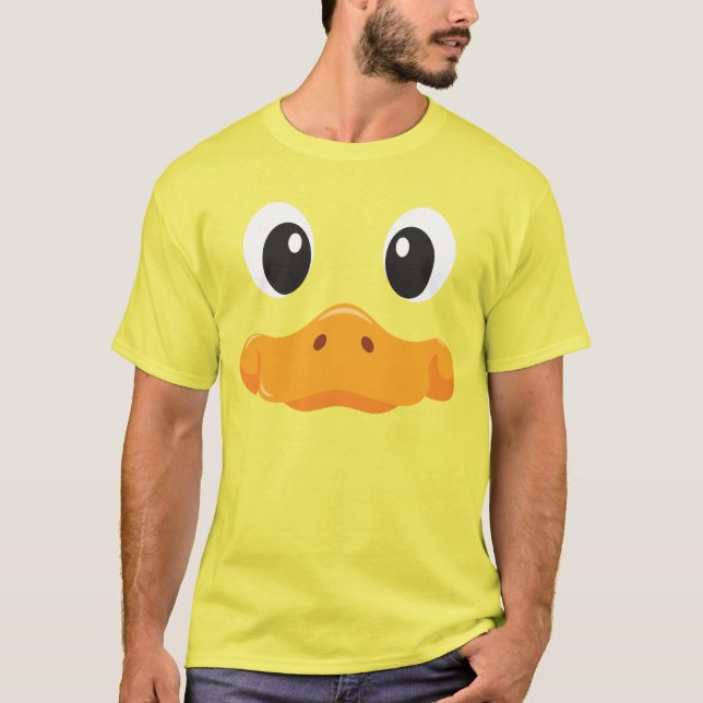 Camiseta Duck Face Funny Halloween Costume Birthday (Anverso)