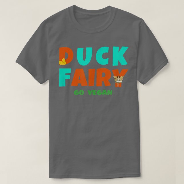Camiseta DUCK FAIRY go vegan (Diseño del anverso)