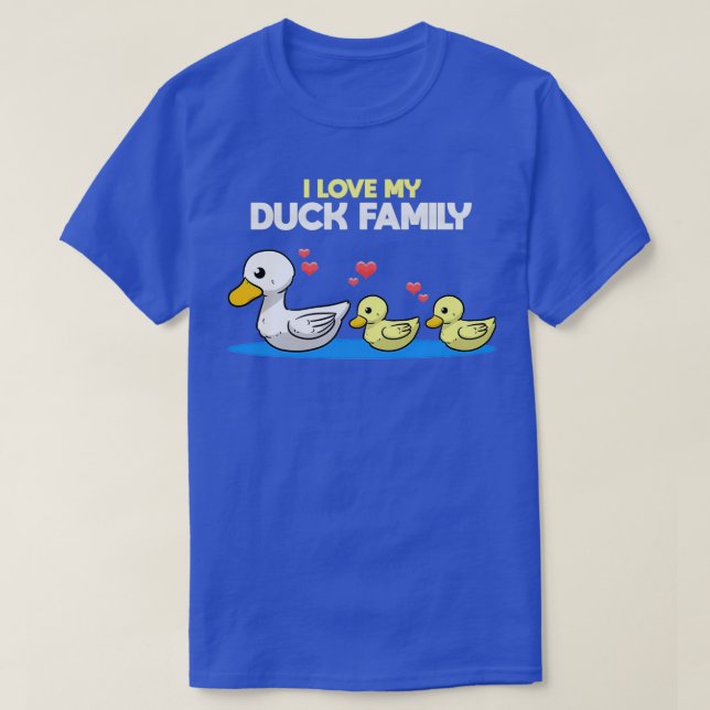 Camiseta Duck Family Owner Lover Cute Baby Ducks (Diseño del anverso)