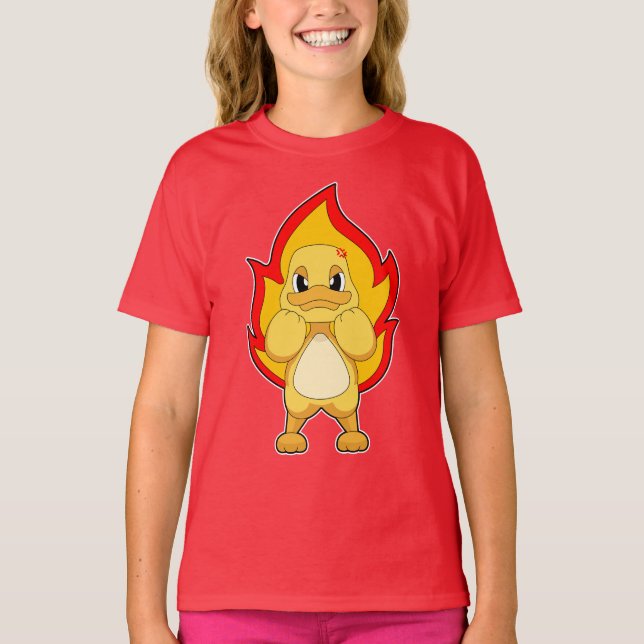 Camiseta Duck Flame (Anverso)