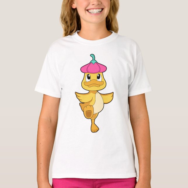 Camiseta Duck Flower (Anverso)