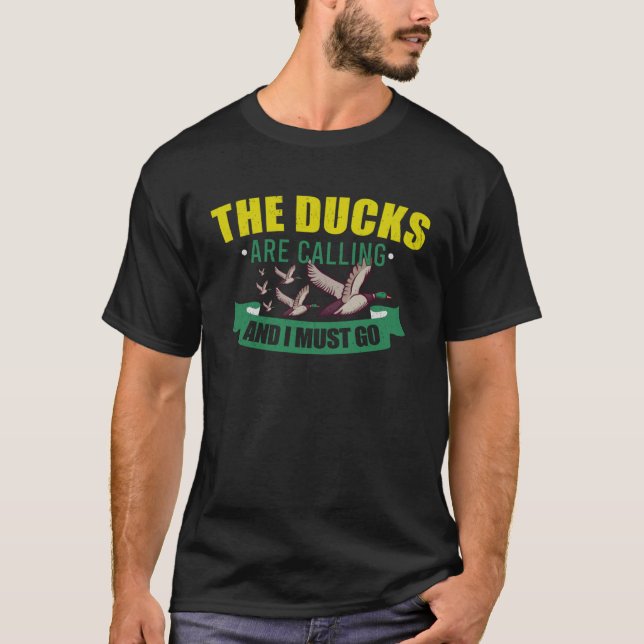 Camiseta Duck Hunt Duck hunter Bird Hunting  3 (Anverso)